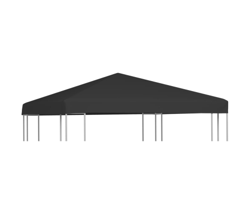 Toldo de cenador 270 g/m² 3x3 m negro