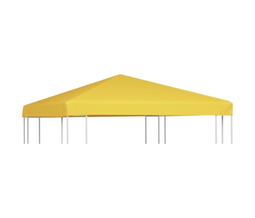 Toldo de cenador 270 g/m² 3x3 m amarillo