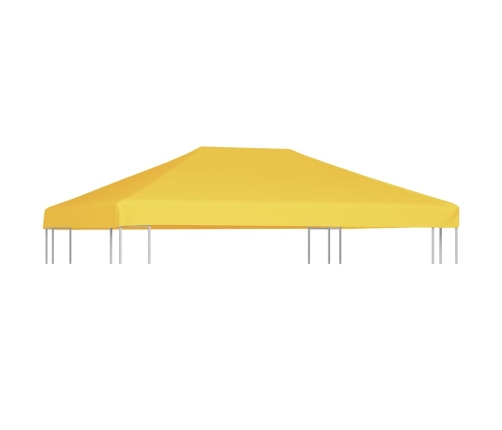 Toldo de cenador 270 g/m² 4x3 m amarillo