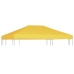 Toldo de cenador 270 g/m² 4x3 m amarillo