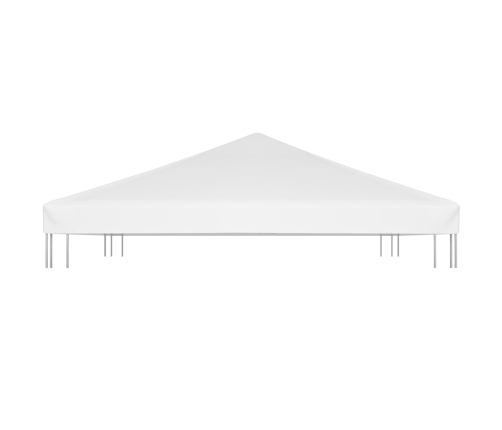 Toldo de cenador 270 g/m² 4x3 m blanco
