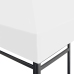 Toldo de cenador 270 g/m² 4x3 m blanco