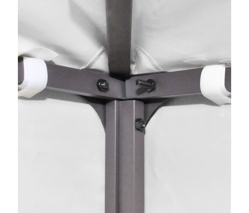 Toldo de cenador 270 g/m² 4x3 m blanco