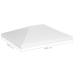 Toldo de cenador 270 g/m² 4x3 m blanco