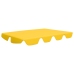 Dosel de repuesto columpio jardín amarillo 150/130x105/70 cm