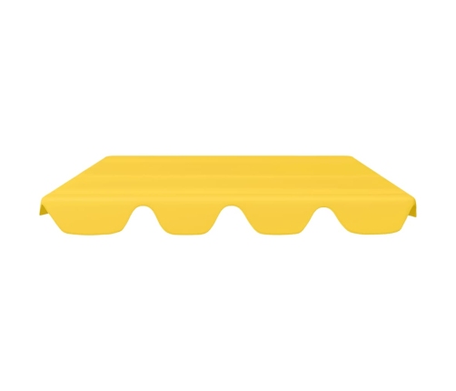 Dosel de repuesto columpio jardín amarillo 150/130x105/70 cm