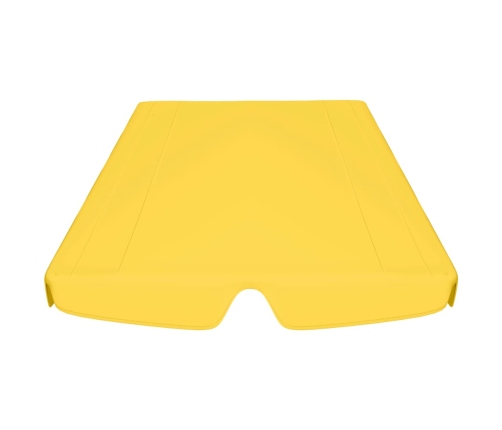 Dosel de repuesto columpio jardín amarillo 150/130x105/70 cm