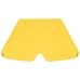 Dosel de repuesto columpio jardín amarillo 150/130x105/70 cm