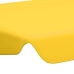 Dosel de repuesto columpio jardín amarillo 150/130x105/70 cm