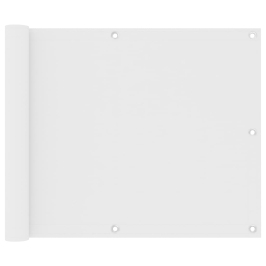 Toldo para balcón tela oxford blanco 75x400 cm