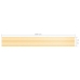 Toldo para balcón tela oxford blanco y amarillo 75x600 cm