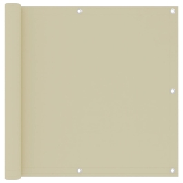 Toldo para balcón tela oxford crema 90x300 cm