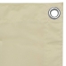 Toldo para balcón tela oxford crema 90x300 cm
