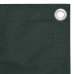 Toldo para balcón tela oxford verde oscuro 75x600 cm