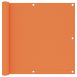 Toldo para balcón tela oxford naranja 90x300 cm