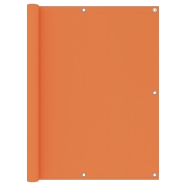 Toldo para balcón de tela oxford naranja 120x500 cm