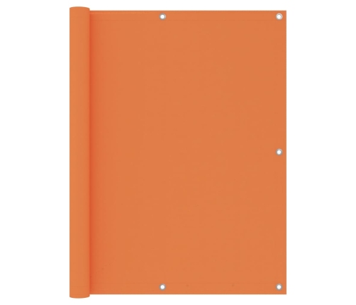 Toldo para balcón de tela oxford naranja 120x500 cm