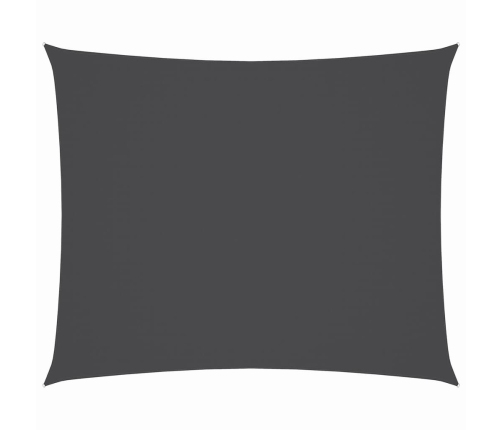 Toldo de vela rectangular tela Oxford gris antracita 3x4 m