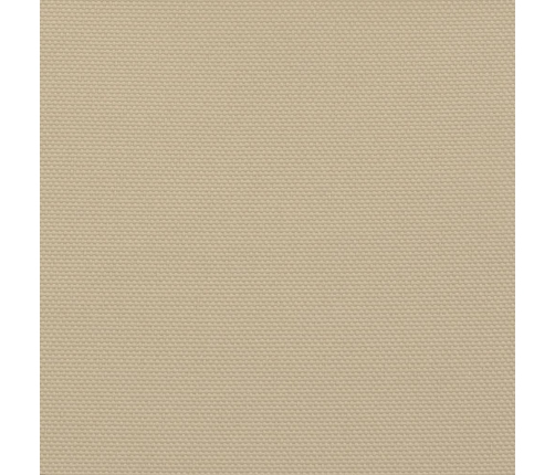 Toldo de vela rectangular tela Oxford beige 6x8 m