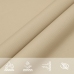 Toldo de vela triangular tela Oxford beige 2,5x2,5x3,5 m