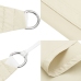 Toldo de vela rectangular tela Oxford color crema 5x6 m