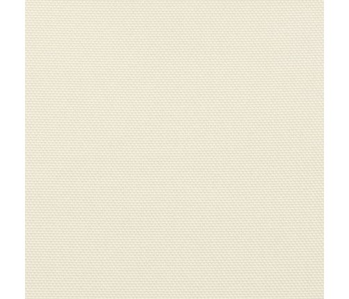 Toldo de vela rectangular tela Oxford color crema 5x6 m