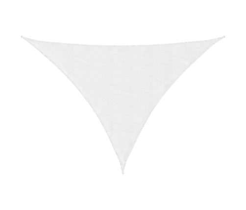 Toldo de vela triangular tela Oxford blanco 3x3x4,24 m