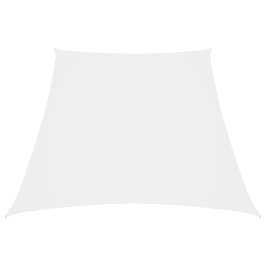 Toldo de vela tela oxford trapecio blanco 2/4x3 m