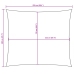 Toldo de vela rectangular tela Oxford terracota 2x2,5 m