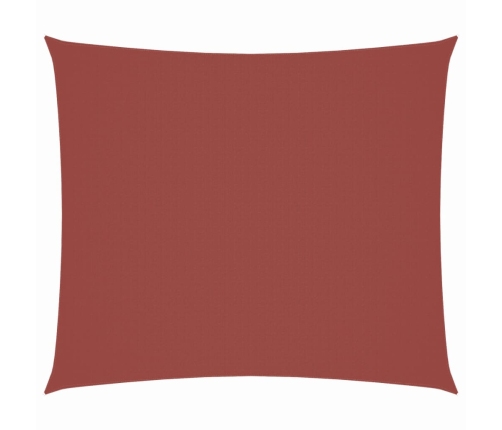 Toldo de vela rectangular tela Oxford terracota 2x3 m