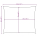 Toldo de vela rectangular tela Oxford terracota 2x3 m