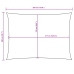 Toldo de vela rectangular tela Oxford terracota 2x3,5 m