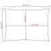 Toldo de vela rectangular tela Oxford terracota 2,5x4,5 m
