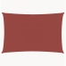 Toldo de vela rectangular tela Oxford terracota 3,5x5 m