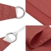 Toldo de vela rectangular tela Oxford terracota 4x5 m