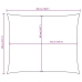 Toldo de vela rectangular tela Oxford terracota 4x5 m