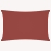 Toldo de vela rectangular tela Oxford terracota 4x7 m