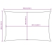 Toldo de vela rectangular tela Oxford terracota 4x7 m