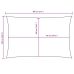 Toldo de vela rectangular tela Oxford terracota 5x8 m