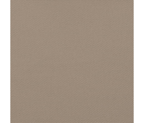 Toldo de vela cuadrado tela Oxford gris taupe 3x3 m