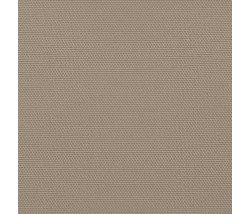 Toldo de vela cuadrado tela Oxford gris taupe 4x4 m