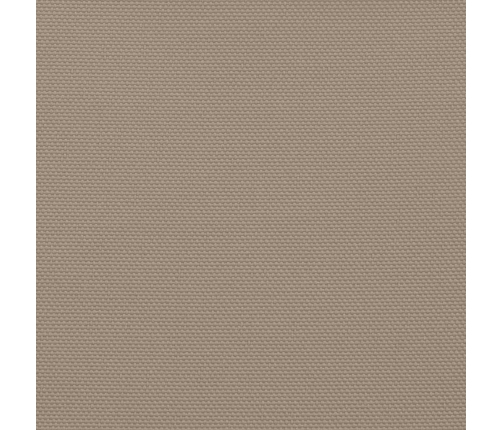 Toldo de vela rectangular tela Oxford gris taupe 2x5 m