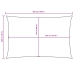 Toldo de vela rectangular tela Oxford gris taupe 2x5 m