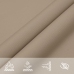Toldo de vela rectangular tela Oxford gris taupe 2,5x4,5 m
