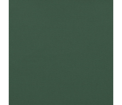 Toldo de vela cuadrado tela Oxford verde oscuro 7x7 m