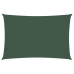 Toldo de vela rectangular tela Oxford verde oscuro 2x4 m