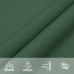 Toldo de vela rectangular tela Oxford verde oscuro 2,5x3 m