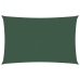 Toldo de vela rectangular tela Oxford verde oscuro 5x8 m