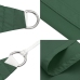 Toldo de vela rectangular tela Oxford verde oscuro 5x8 m