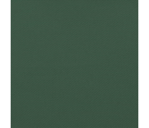 Toldo de vela rectangular de tela oxford verde oscuro 6x8 m